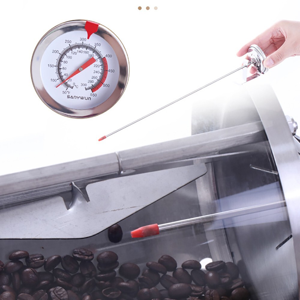 AC 100-240V Coffee Bean Roaster Stove-Top Electric Coffee Roasting Machine #400G