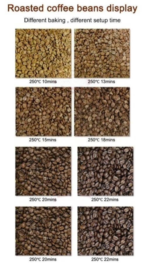 Small 1500g Baking Capacity Silent Motor Coffee Roaster 110V/220V Commercial