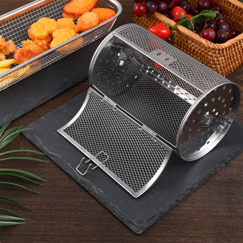Electric Grill Cooking Basket Air Fryer Pans for Oven Accessories