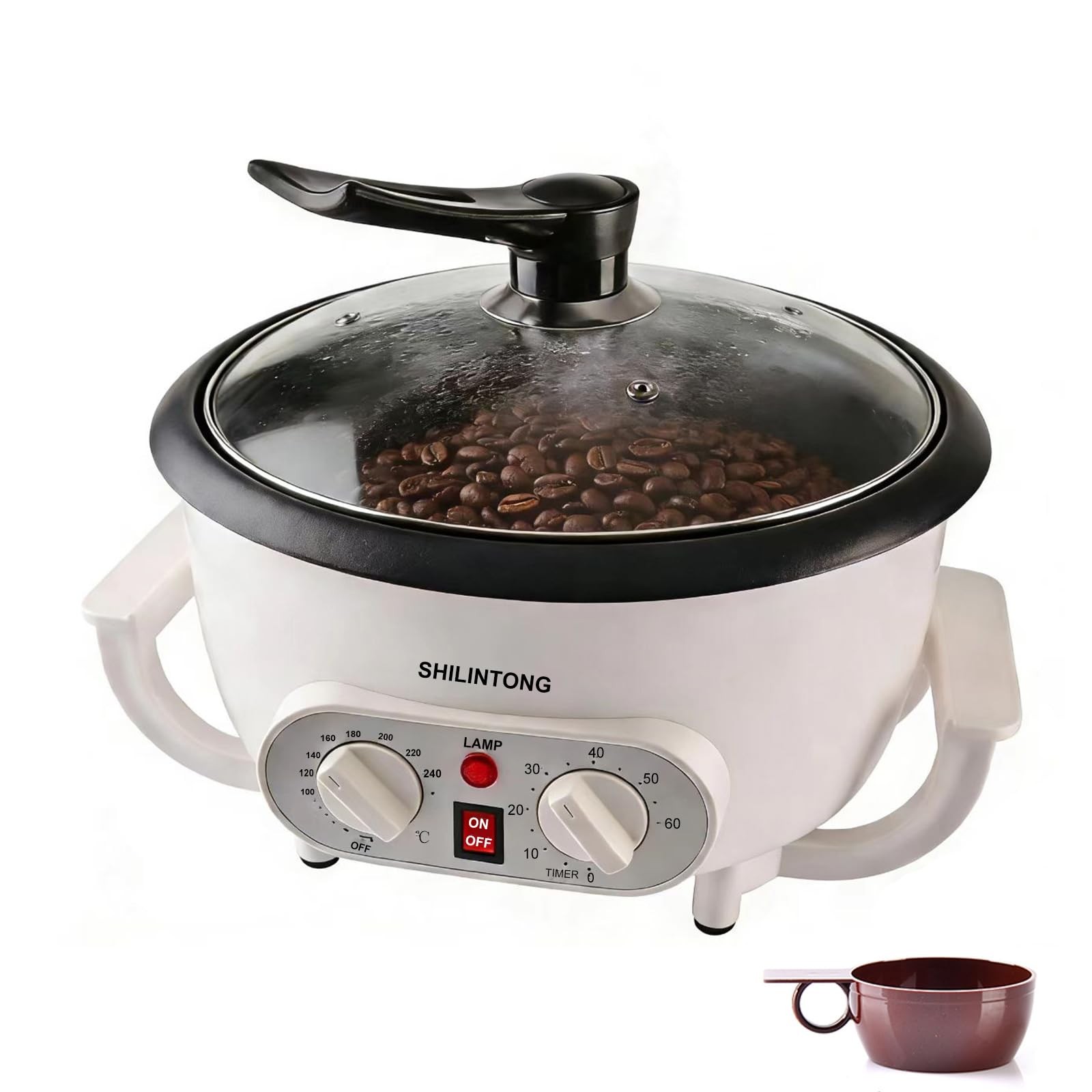 Coffee Roaster Machine for Home Use, 110V 1200W With Timer, 750g Large Capaci…