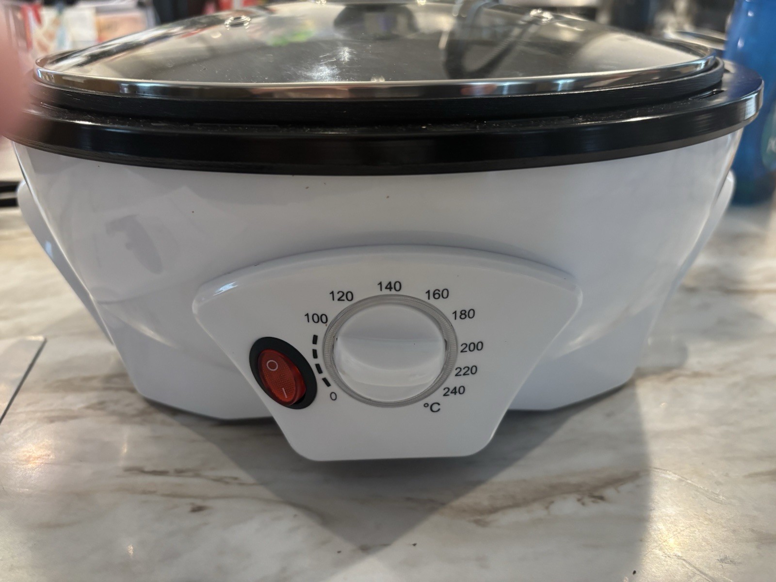 Coffee Roaster Electric Coffee Bean Roaster 0-240℃ Temperature Adjust & Timer