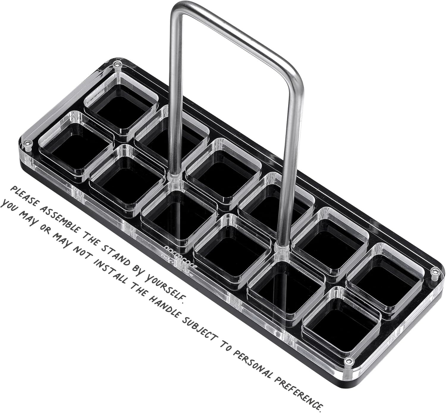 12 Tubes Coffee Bean Cellars with Stand & Hopper -Single Dose Coffee Bean Vaults