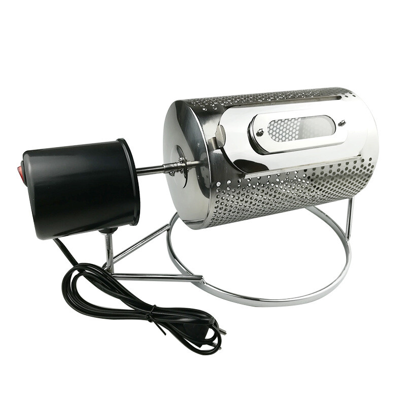 Electric Coffee Bean Roaster Stainless Steel Peanuts Pine Nuts Baking Machine