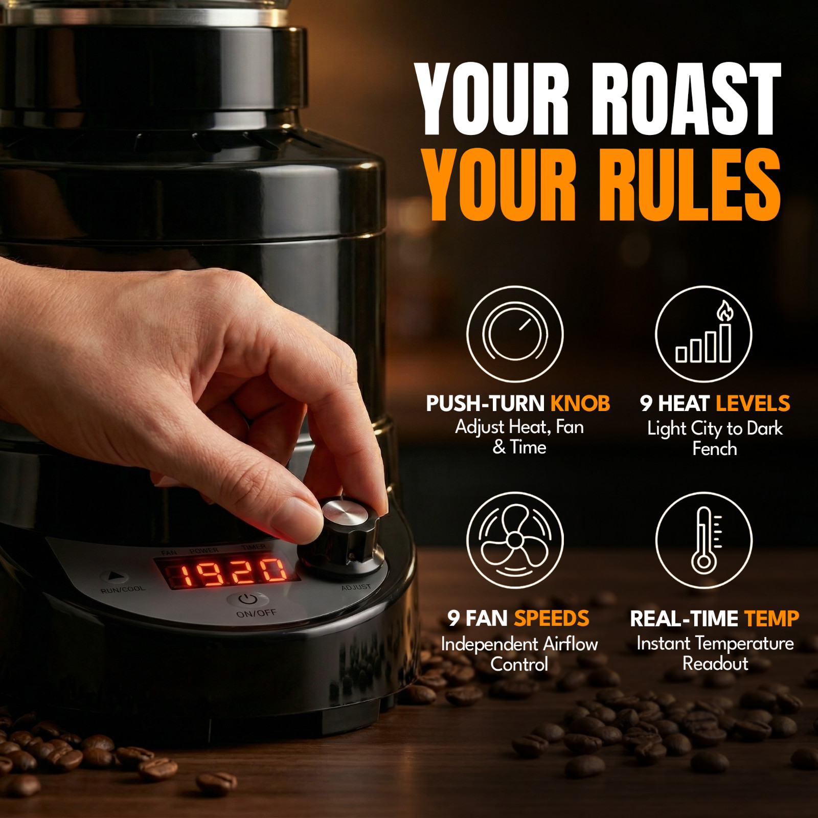 Fresh Roast SR800 Bundle with Extension Tube, Digital Scale, and Bean Pack