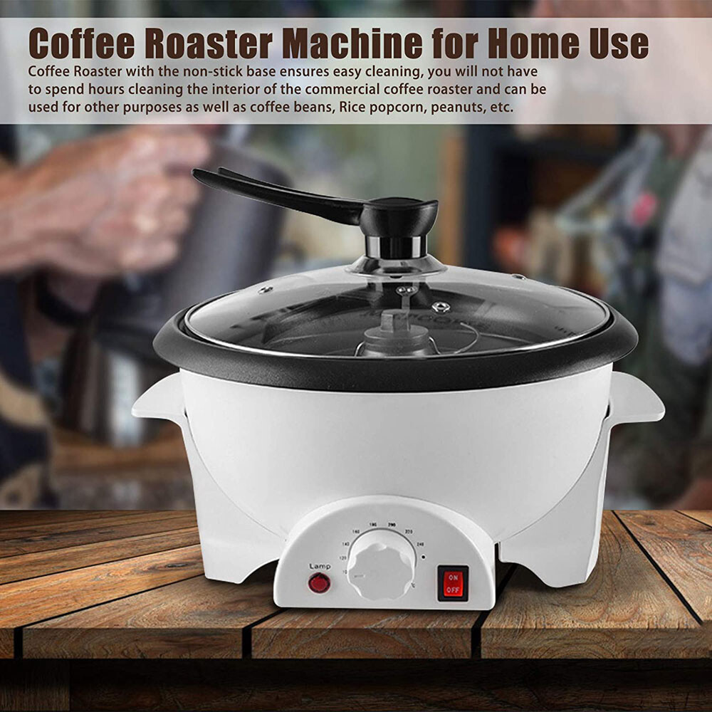 110V Electric Coffee Roaster Household Coffee Bean Cashew Peanut Roaster Machine