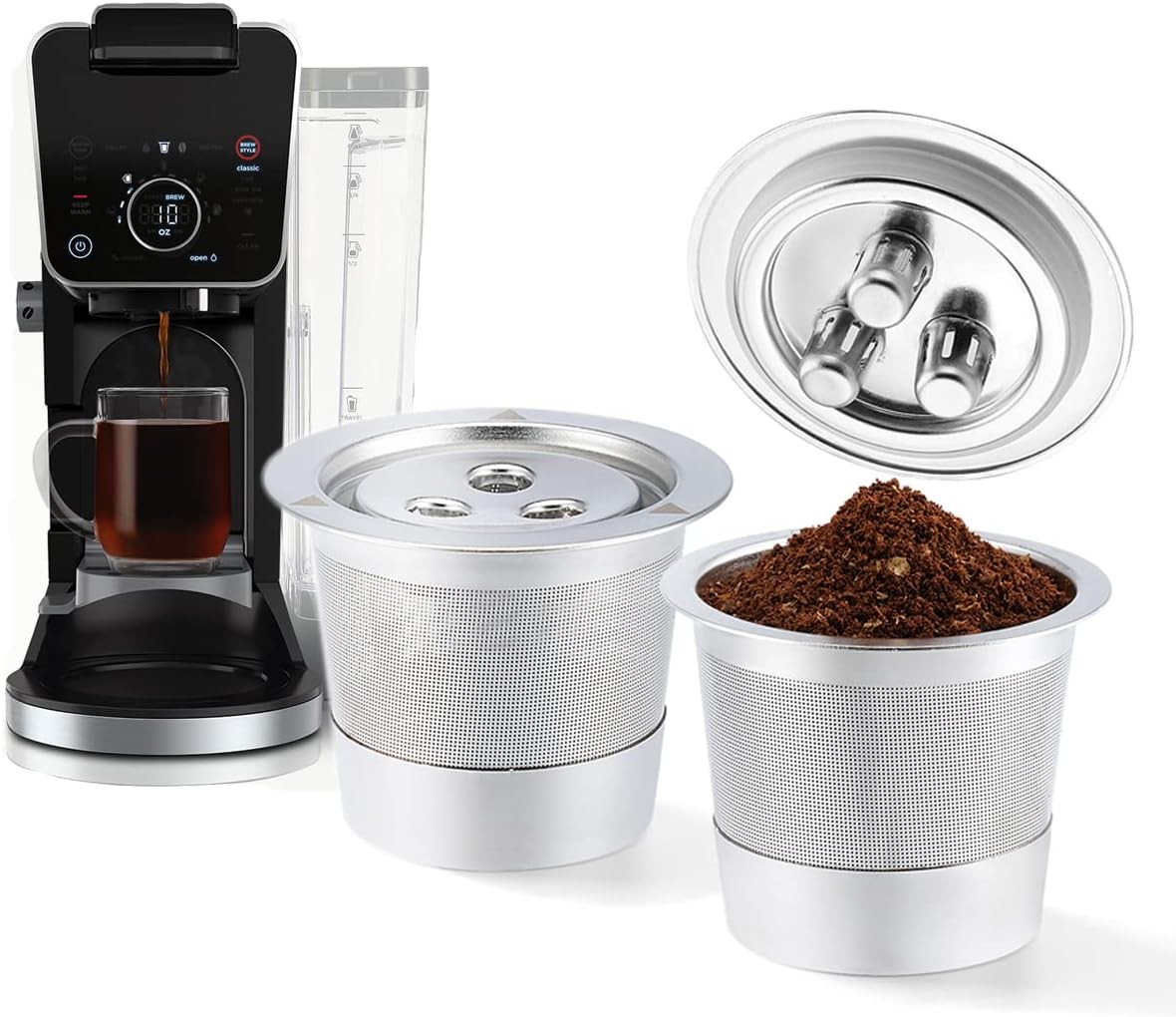 2 Pa K Cups Reble Coffee Pods for Brew Coffee Maker