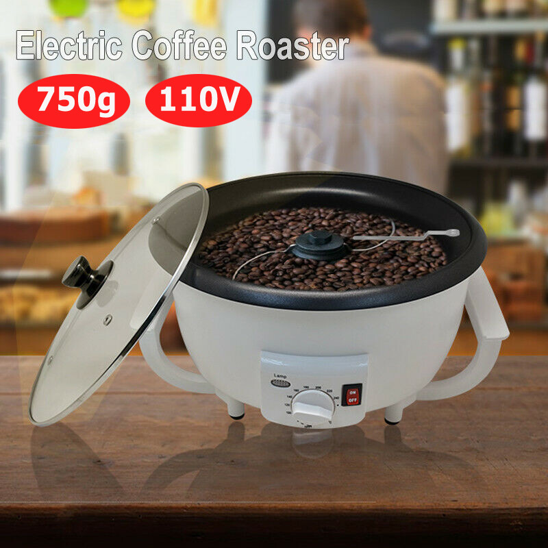 110V Home Use Electric Coffee Roaster Coffee Beans Roasting Baking Machine New