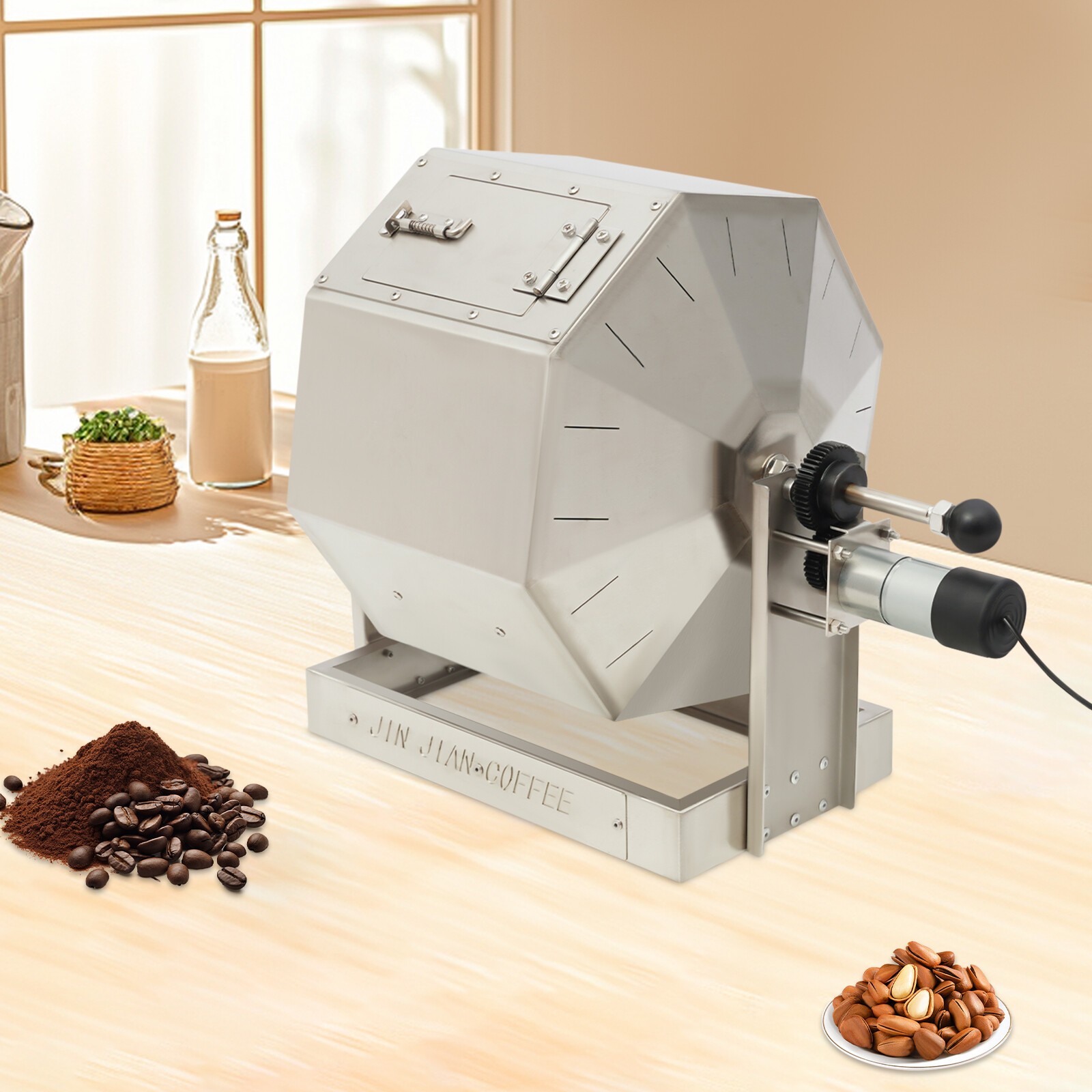 Coffee Corded Electric Coffee Bean Roaster Corded Automatic Roaster Machine