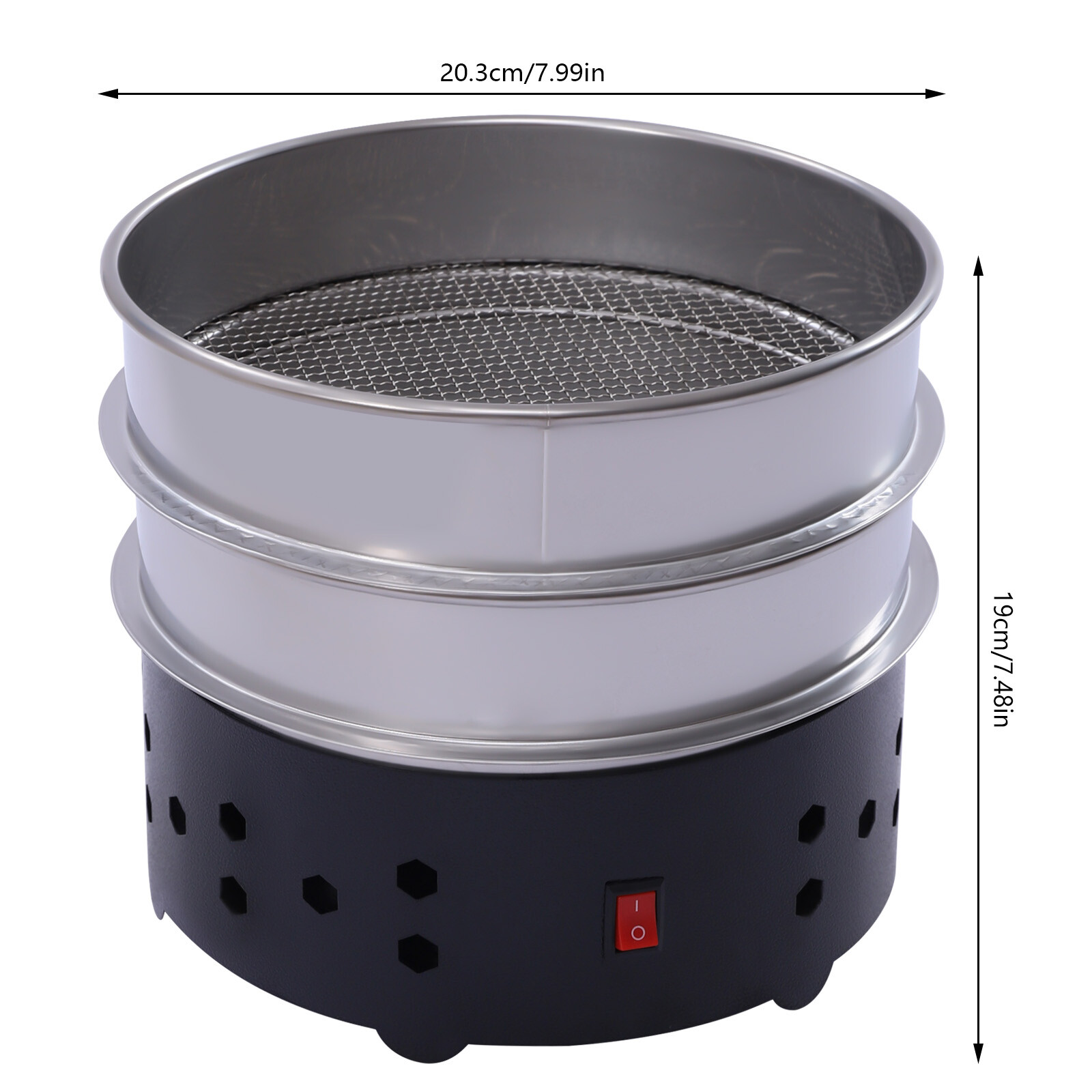 Electric Coffee Bean Cooler Coffee Bean Cooling Machine & Stainless Steel Mesh