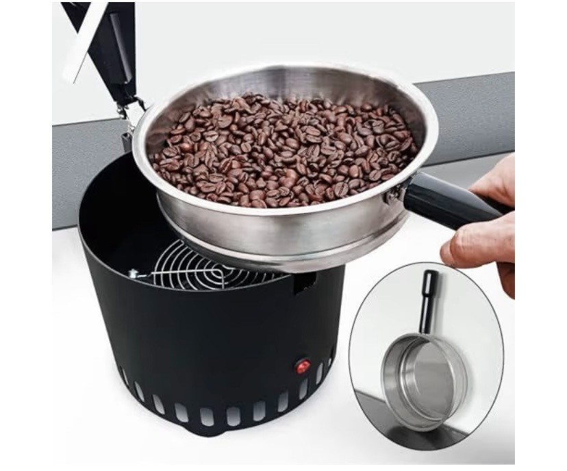 Rotating Coffee Bean Cooler, High Suction Force Electric Coffee Bean Roasting Co