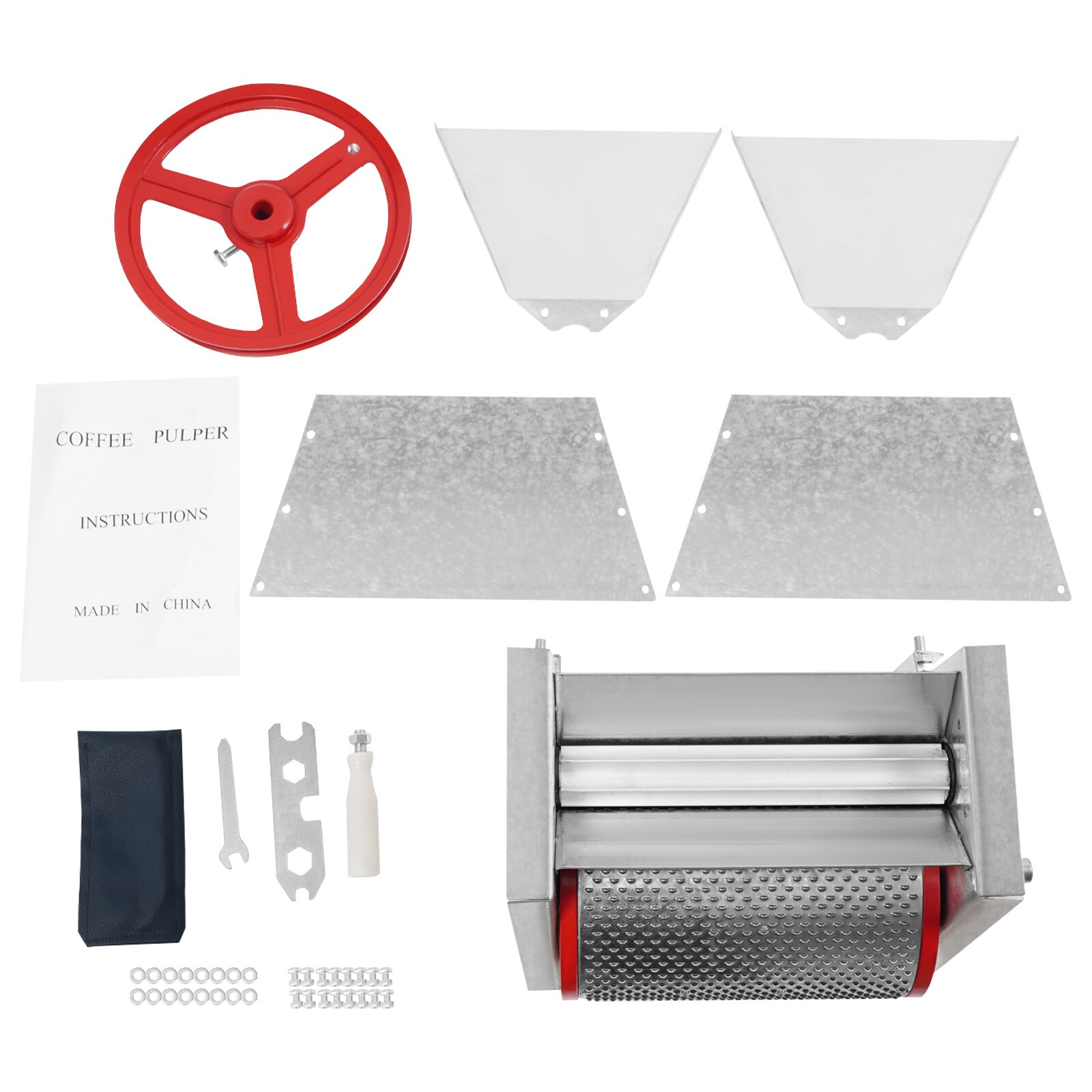 Hand Crank Coffee Bean Peeling Machine Sheller Manual Fresh Coffee Bean Peeler