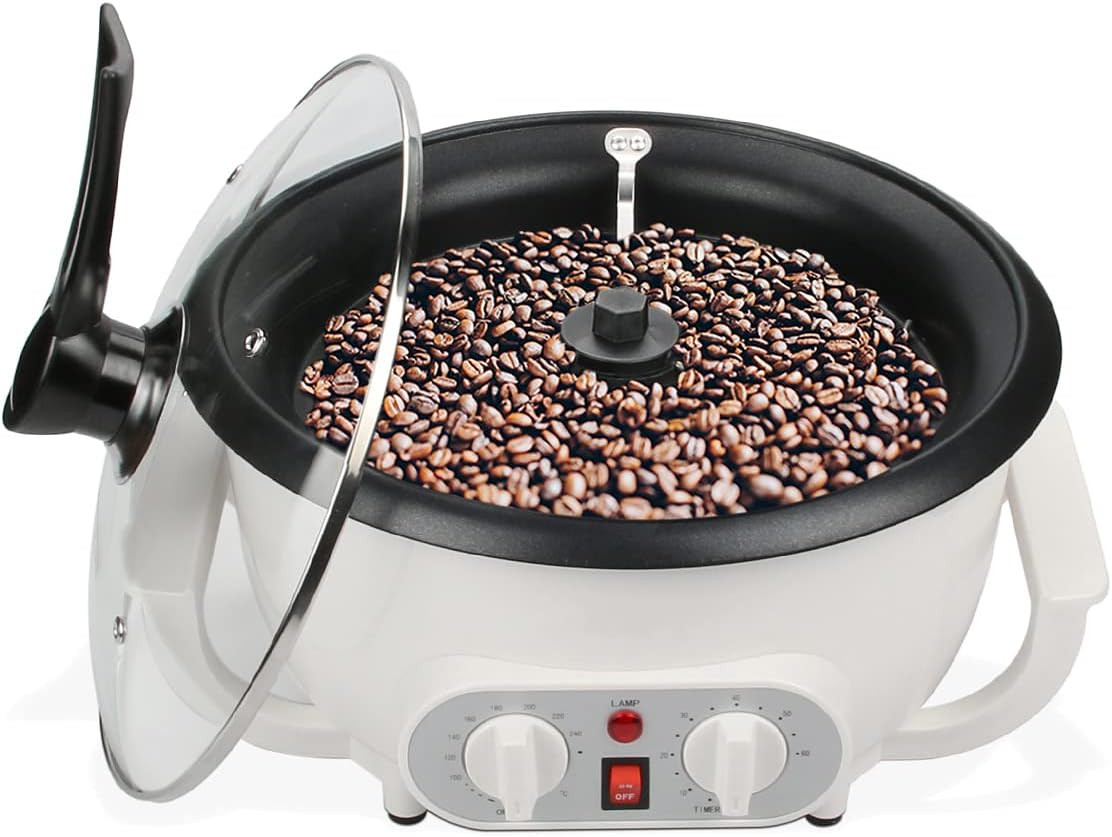 Premium Home Coffee Roaster with Timer – 1200W 110V for Perfect Brews