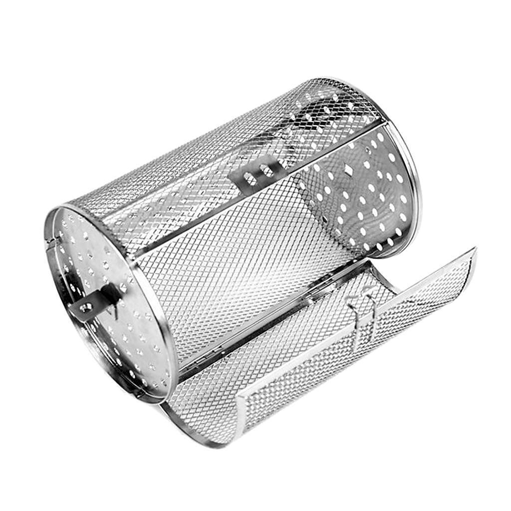 22cm x 11.7cm Roaster Drum, BBQ Rotisserie Ovenware – Stainless