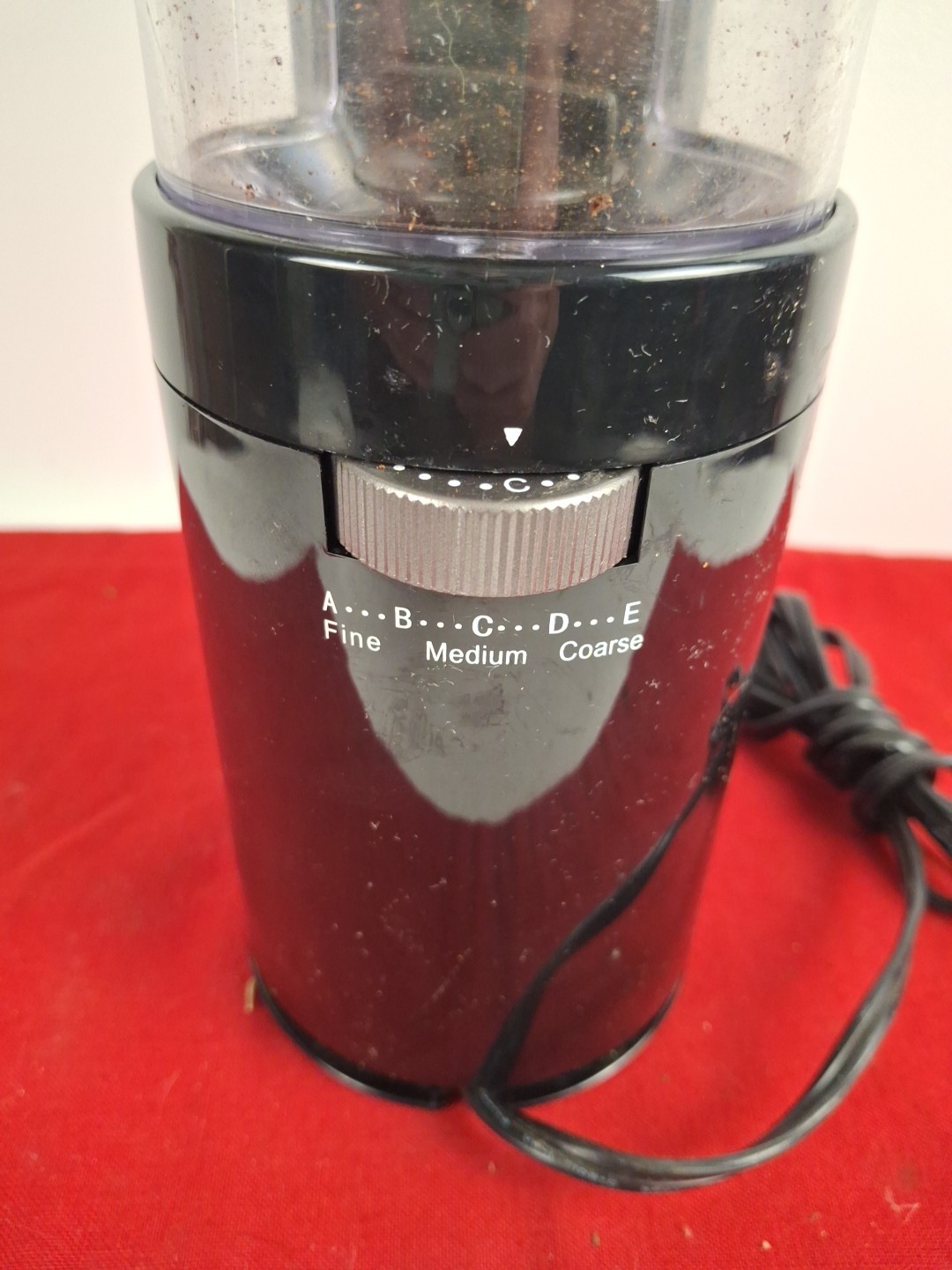 Solofill SoloGrind 2-in-1 Automatic Single Serve Coffee Burr Grinder, Black