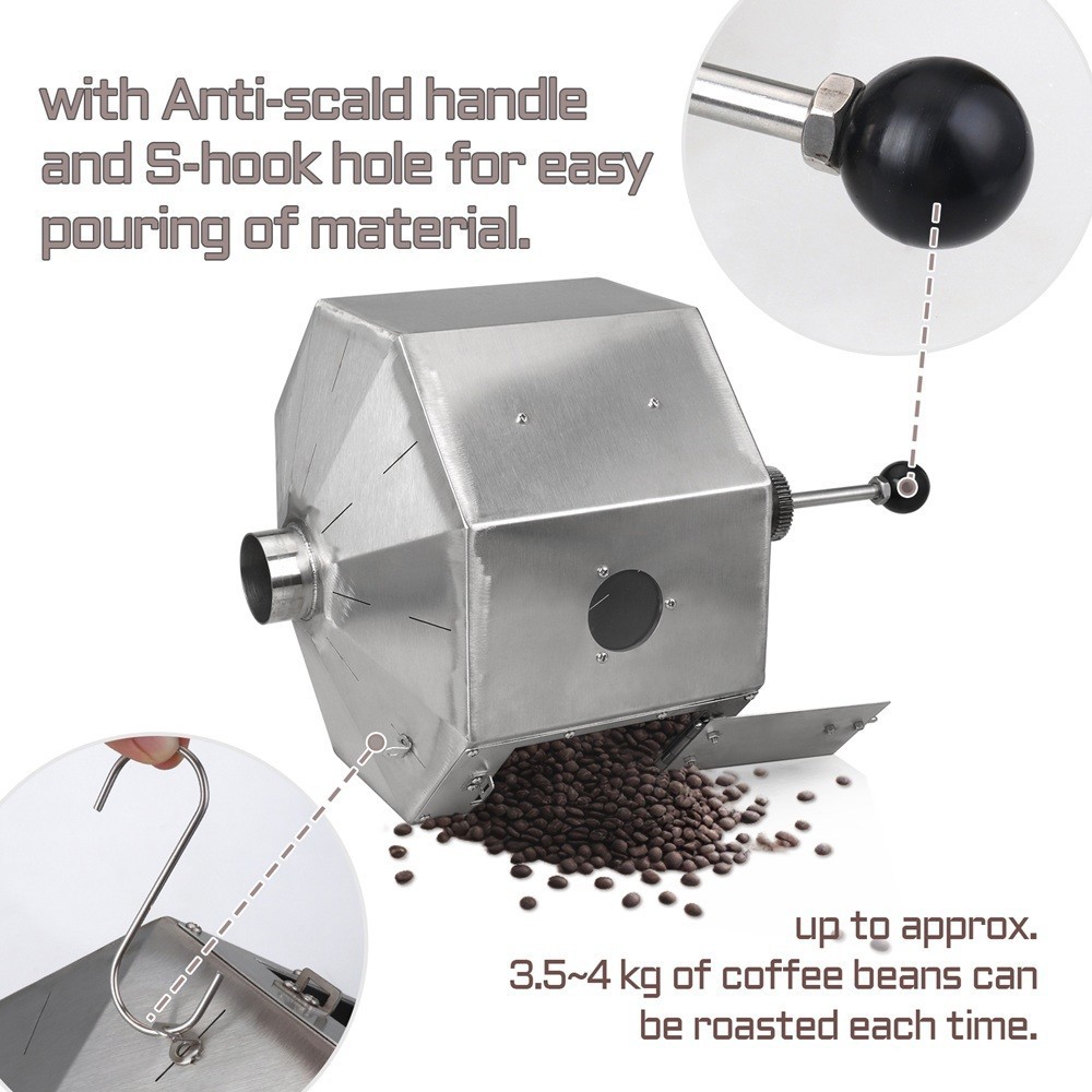 14.5L Electric Coffee Beans Roasting Baking Machine Burner Drum Type 110V/220V