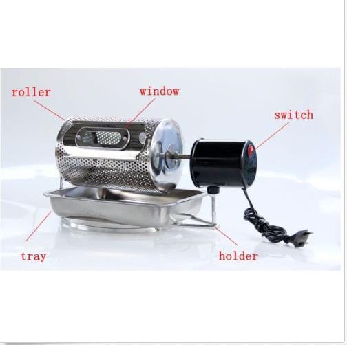 HOT Home Kitchen Coffee Roaster coffee bean Machine Stainless Steel 110V NEW