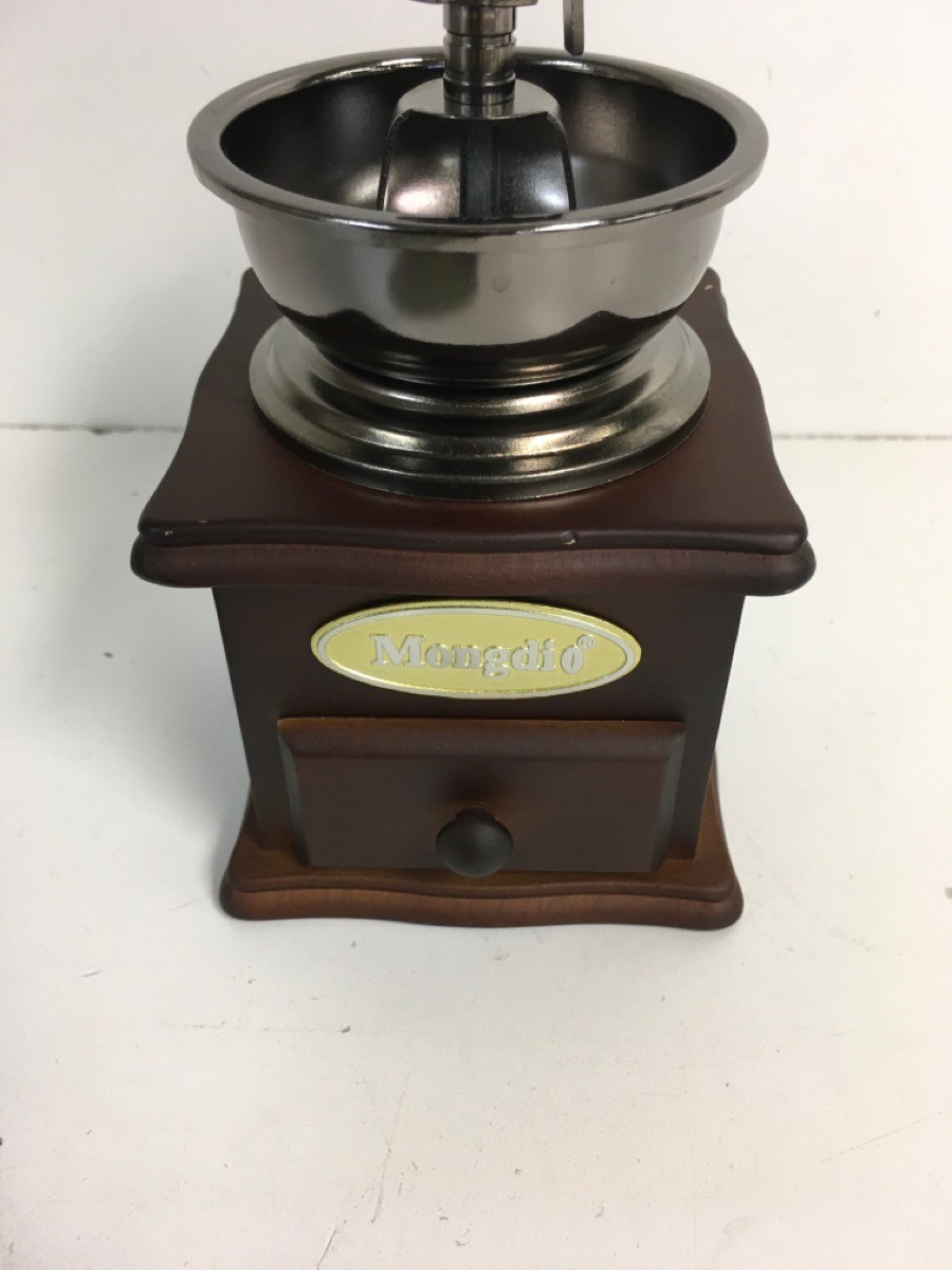 Mongdio Manual Coffee Grinder, Retro Hand Coffee Bean Grinder, Stain (P24031785)