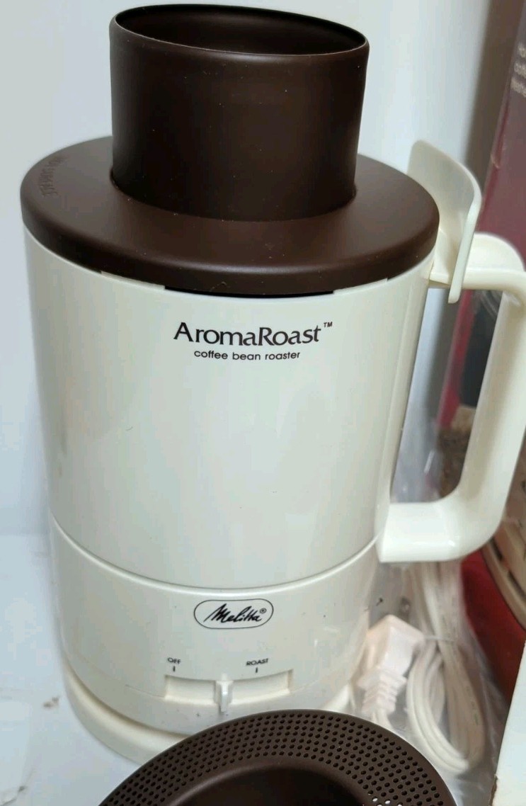 NIB VTG 80s Melitta Electric Coffee Bean Roaster AromaRoast Model CBR-10