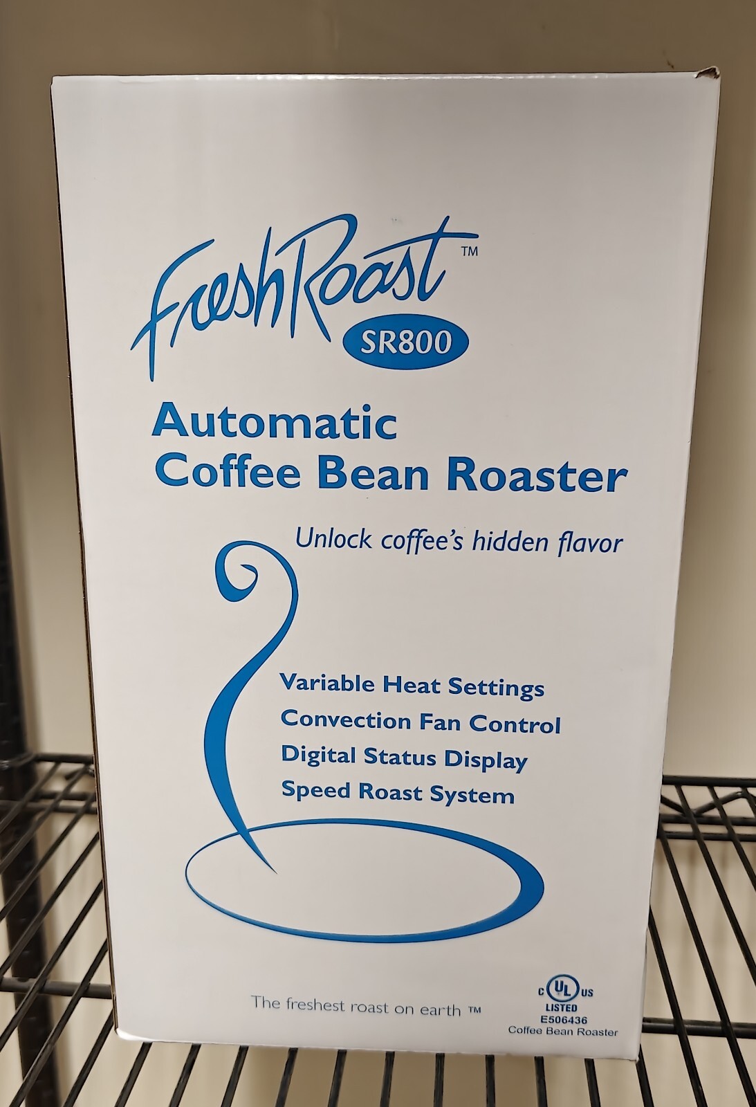 Fresh Roast SR800 Automatic Coffee Bean Roaster – Digital Status Display