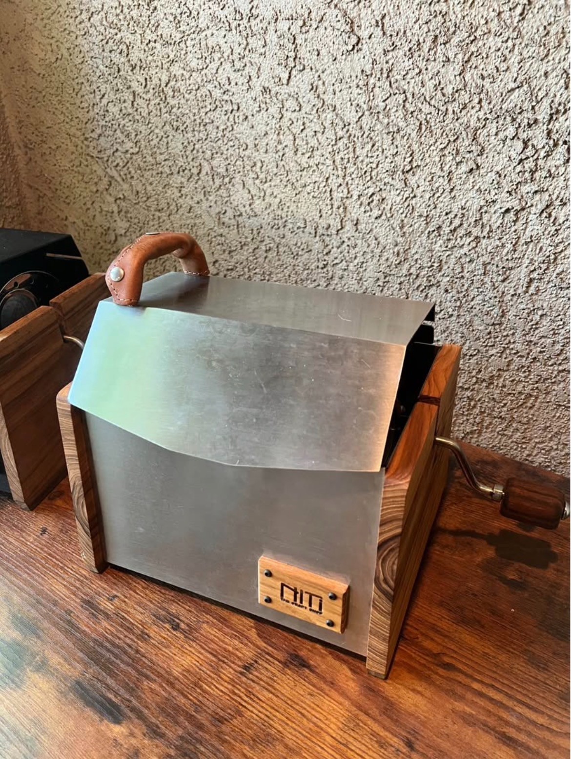 Thailand Made Hand Cranked Coffee Roaster 350g Capacity