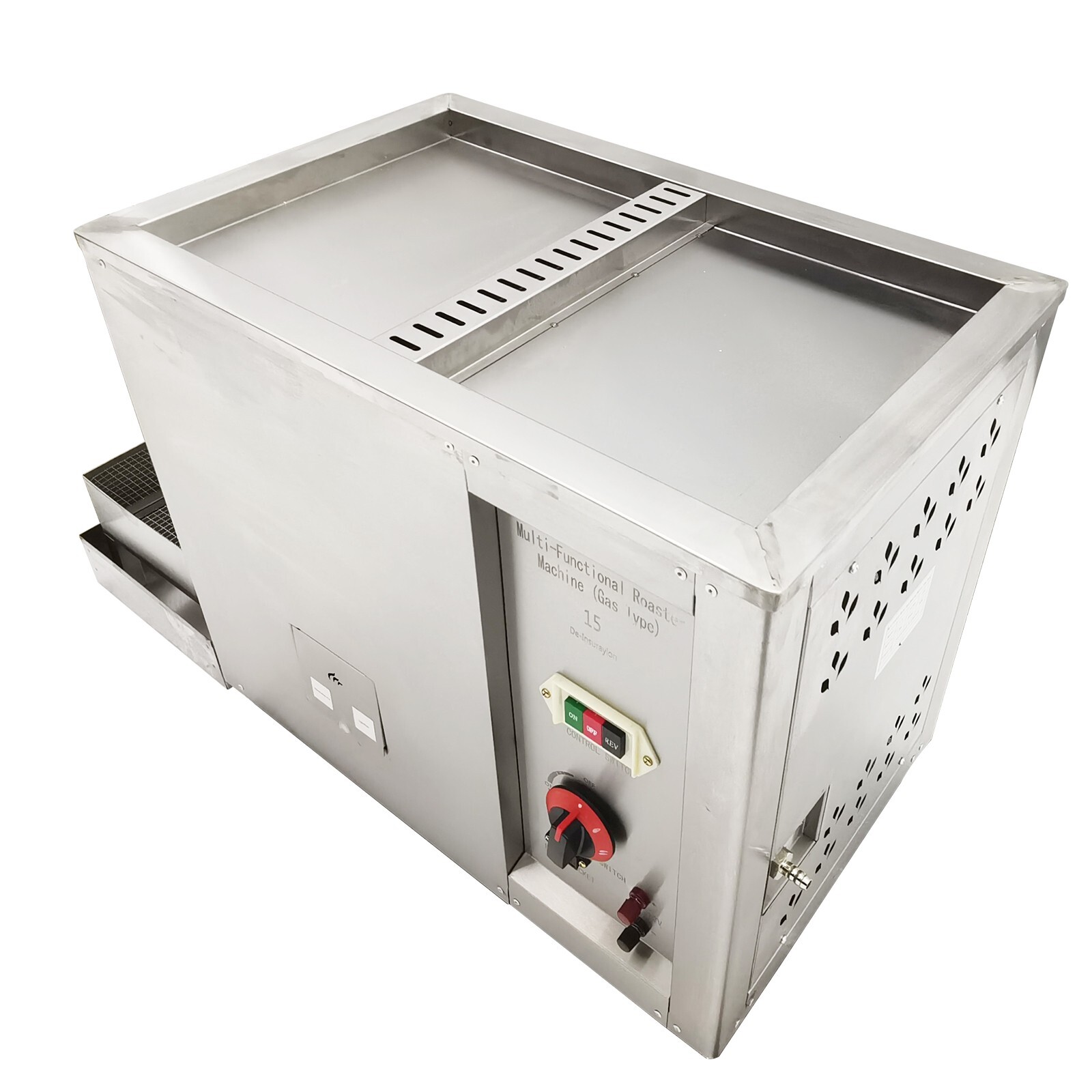 110VOutdoor Gas Coffee Nut Roaster Peanut Frying Machine Commercial Nut Roasting