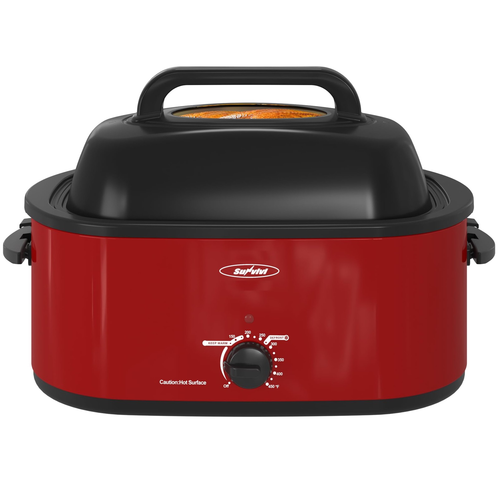 Sunvivipro Roaster Oven Electric Roaster Oven Viewing Lid Large Roaster