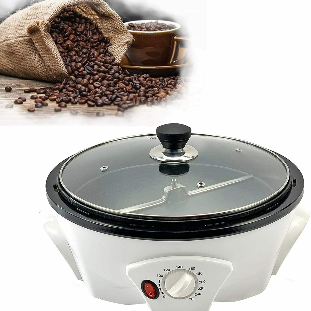 110V Coffee Roaster Machine for Home Use Electric Coffee Bean Roaster Non-Stick
