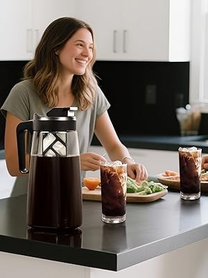 64oz Cold Brew Coffee Maker Reble, Replacement Lar Ice