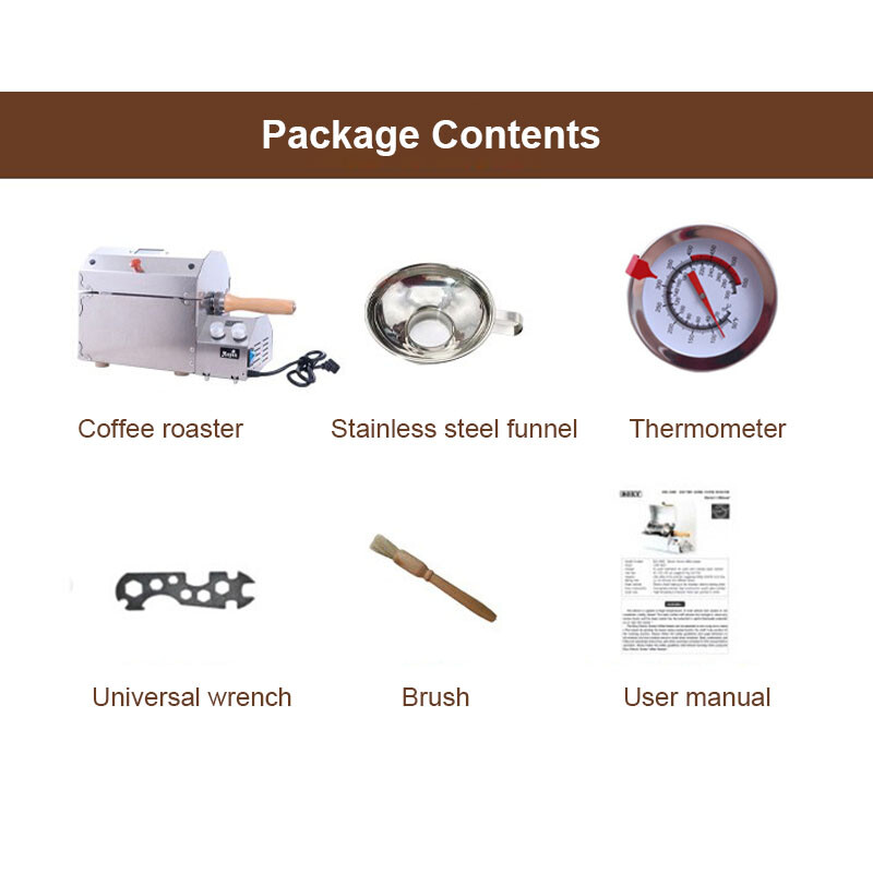 Home Coffee Roaster Coffee Bean Roaster Machine Coffee Sliver Skin Extractor400g
