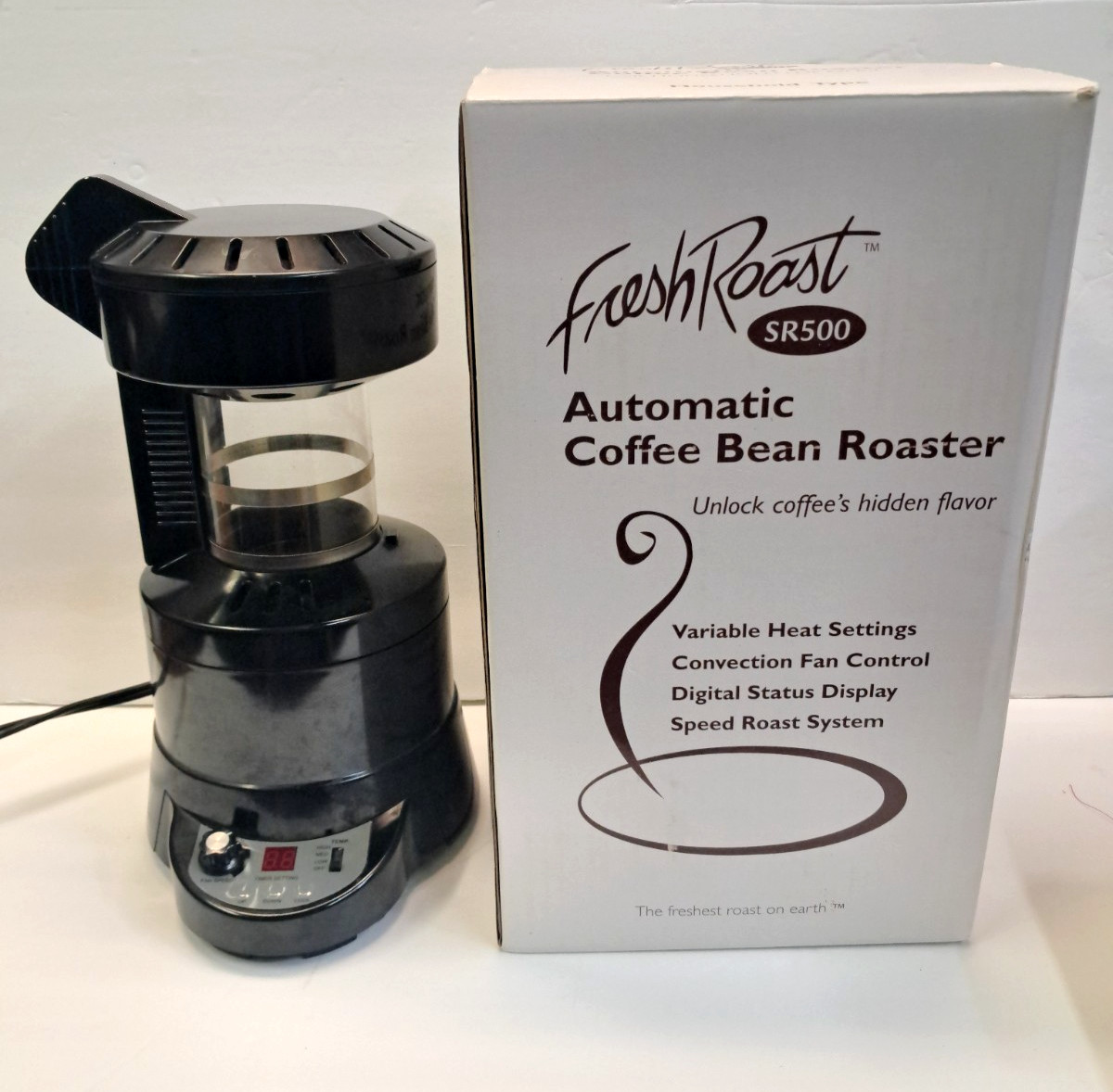 Fresh Roast SR500 Automatic Personal Home Coffee Bean Roaster FB102SR FreshRoast