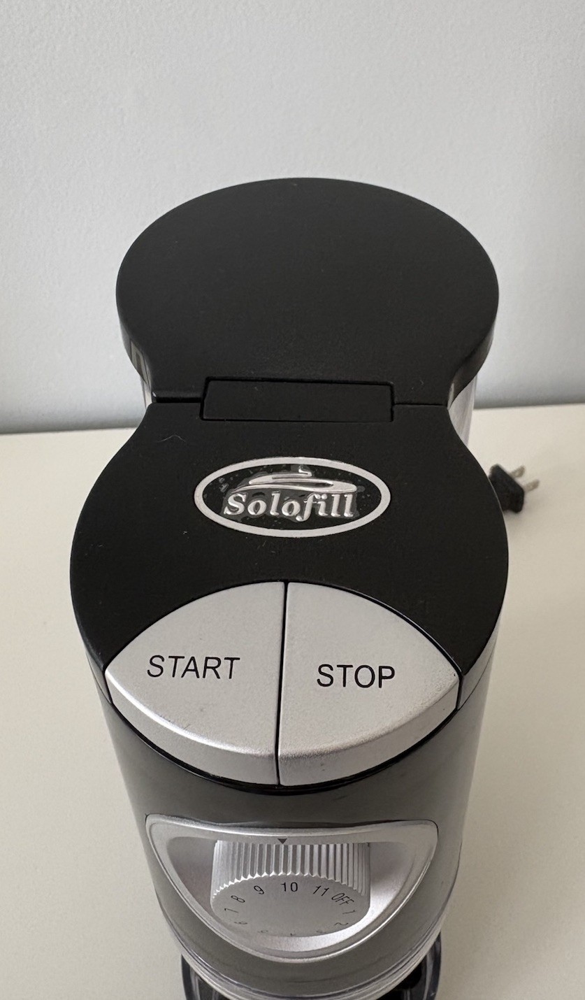 Solo Grind 2 In 1 Automatic Single Serve Coffee Burr Grinder For Use w/Keurig