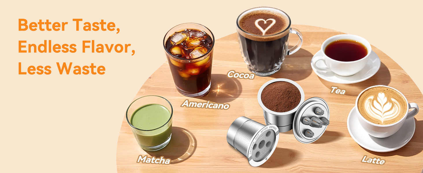 MO Reble K Cups for : 2025 Updated My K cup Metal Coffee