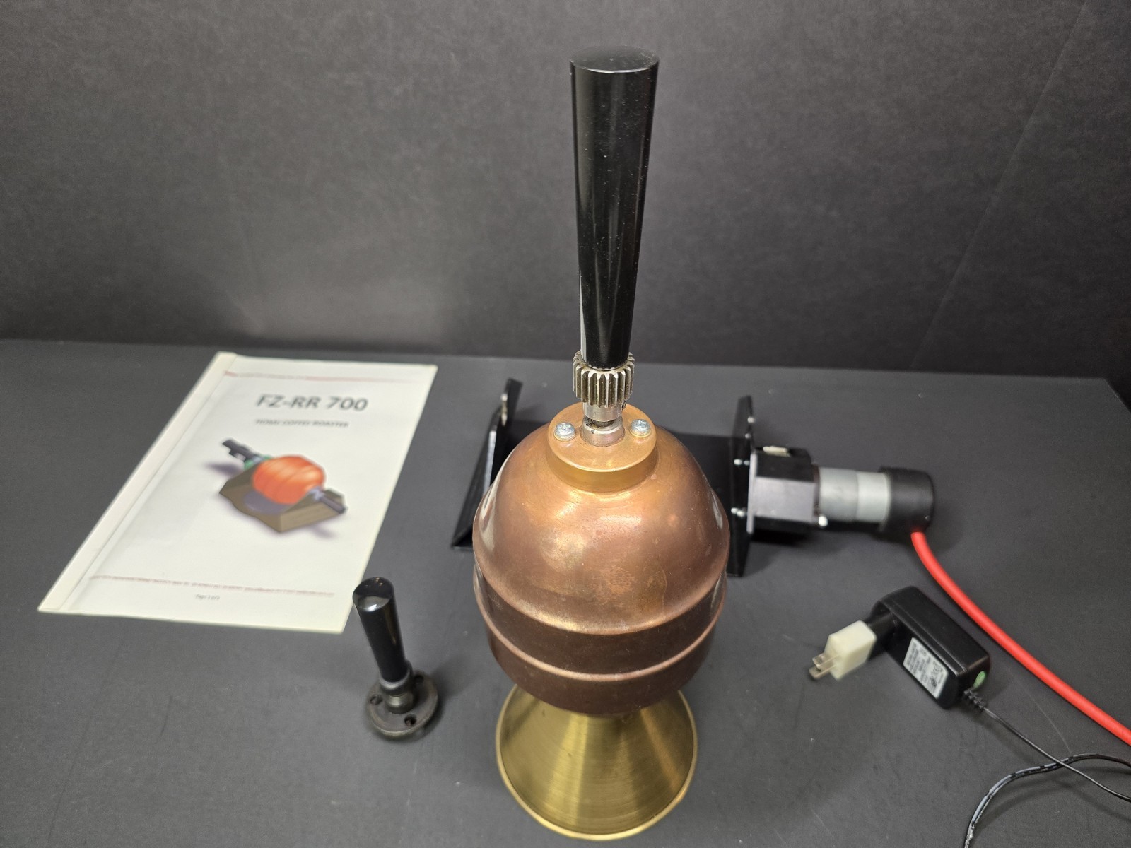 Coffee-Tech FZ-RR 700 Home Coffee Roaster w/ Motor, Manual & Accessories WORKS