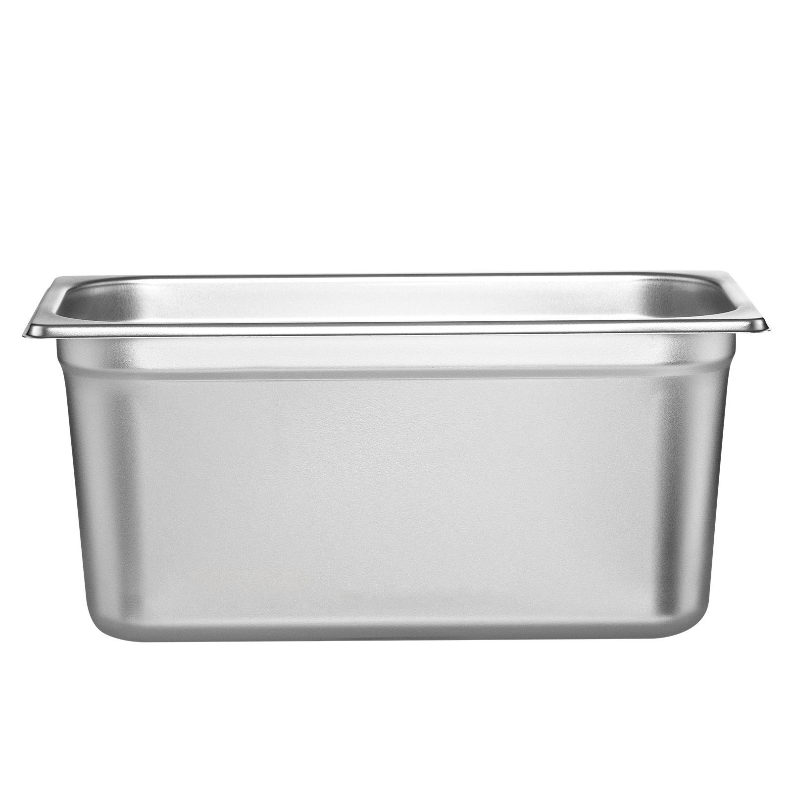 8 Pack Hotel Pans, 1/ 3 Size Anti – Jam Steam Pan with Lid, 0.8mm Thick