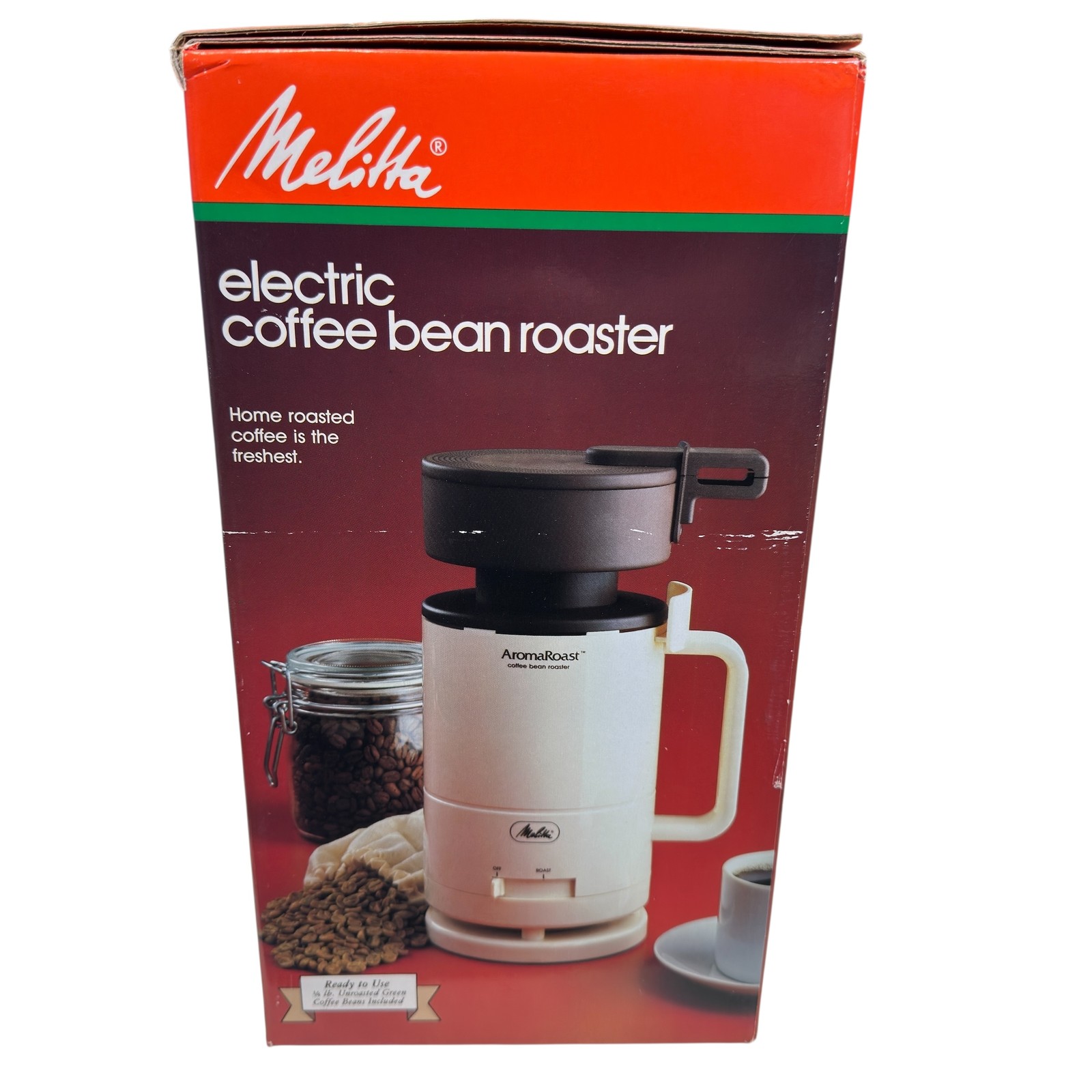 Vintage Melitta AromaRoast Electric Coffee Bean Roaster Model CBR-10 NIB New