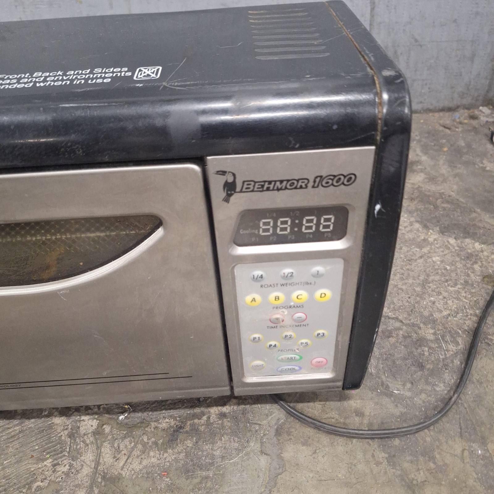 Behmor Gourmet Coffee Roaster 1600 (TO9500T)