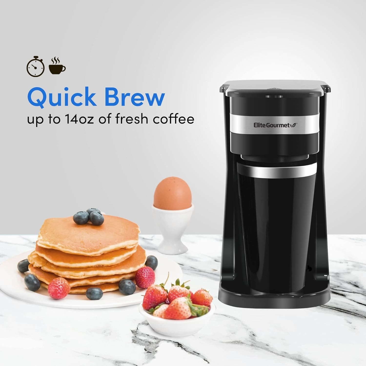 Mainstays Single Serve Dual Brew Coffee Maker K-Cup & Ground Coffee Black 202140
