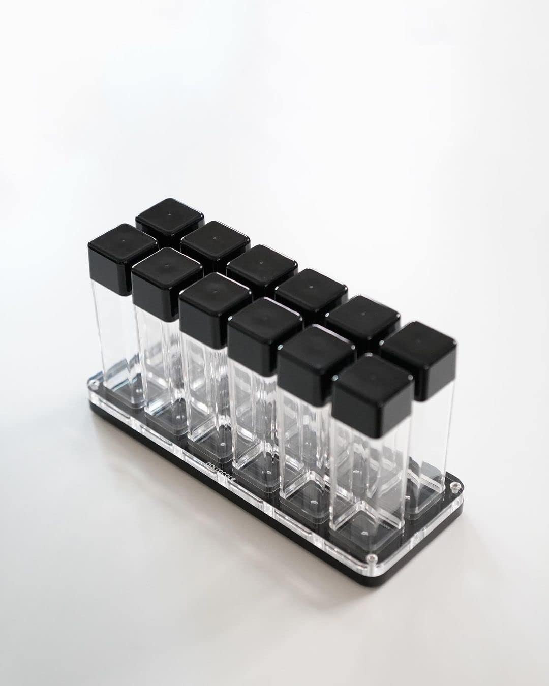 12 Tubes Coffee Bean Cellars with Stand & Hopper – Single Dose Coffee Bean Va…
