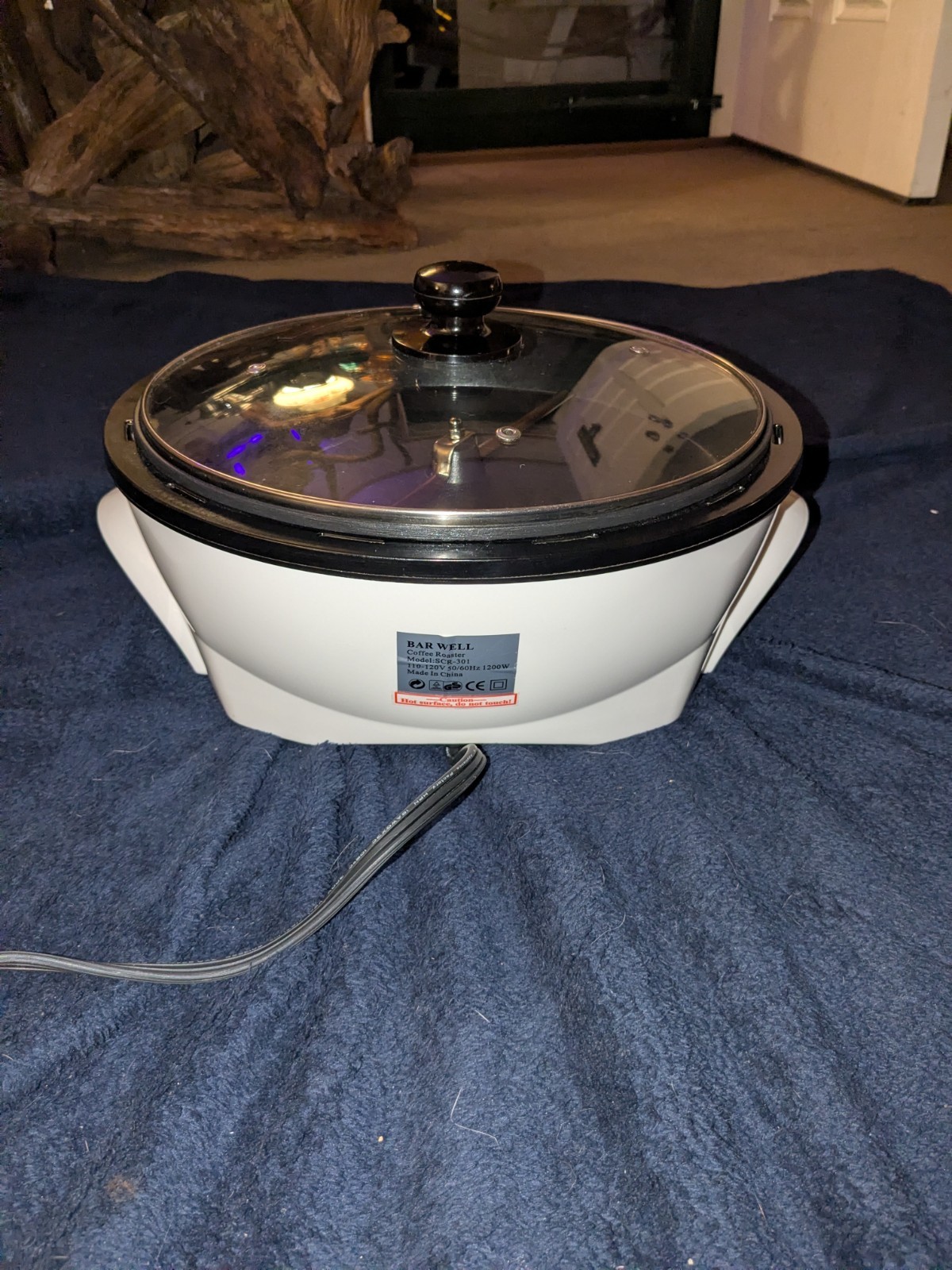 Authentic Barwell Electric Coffee Roaster 1200 Watt & Temperature Control Nice