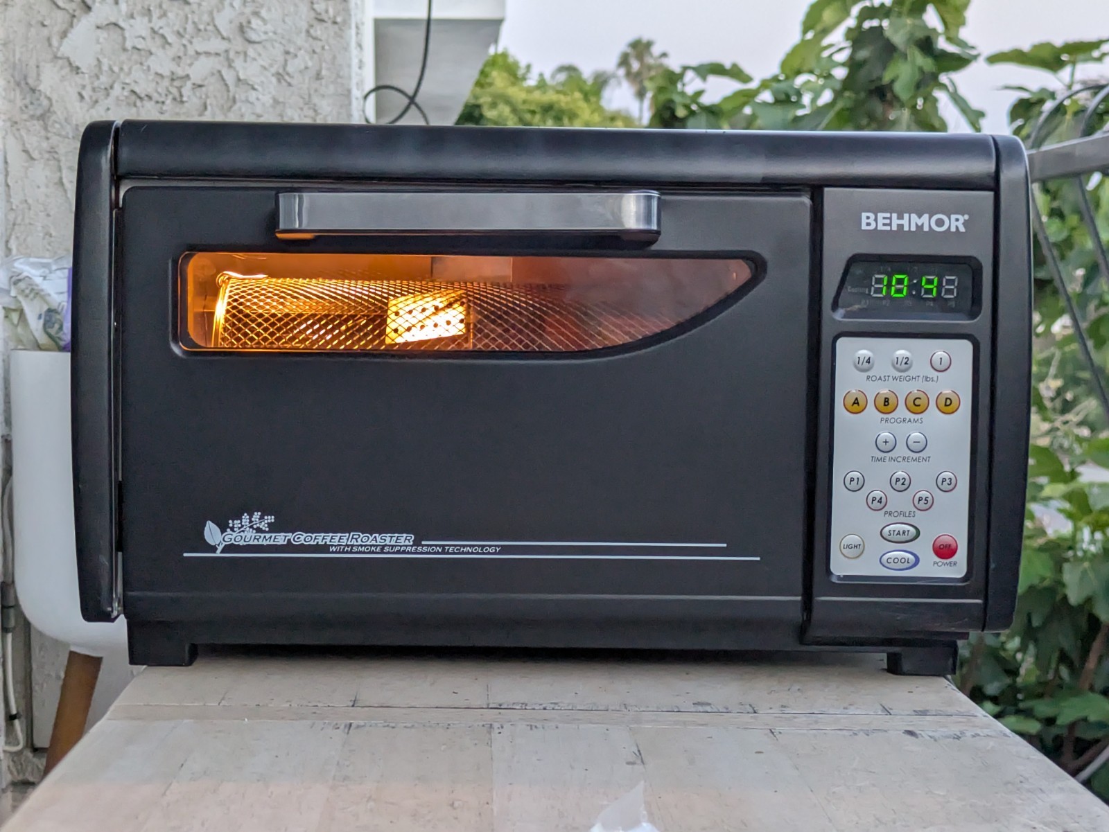Behmor 1600 Coffee Roaster – Model TO9500TC-UL – UPGRADED Front Panel — TESTED