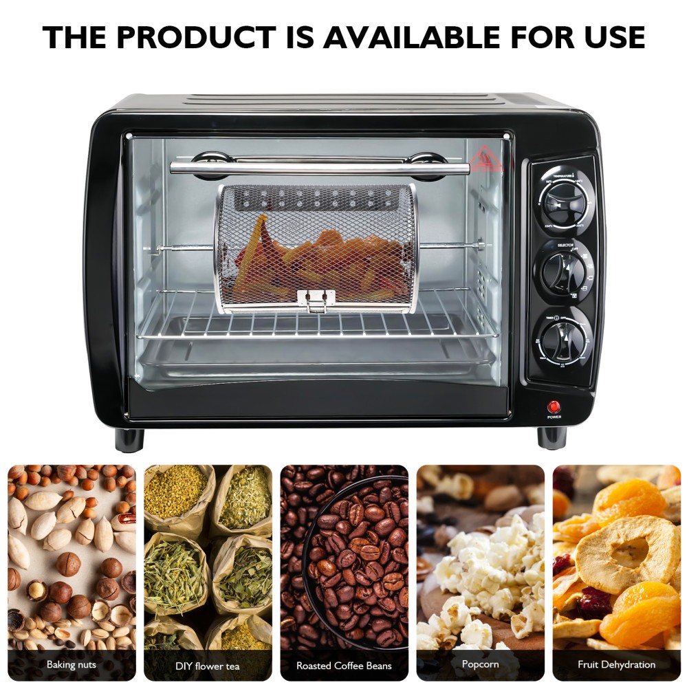 Air Fryer Basket Kitchen Roaster Rotisserie Grill Crisping Basekt for Oven