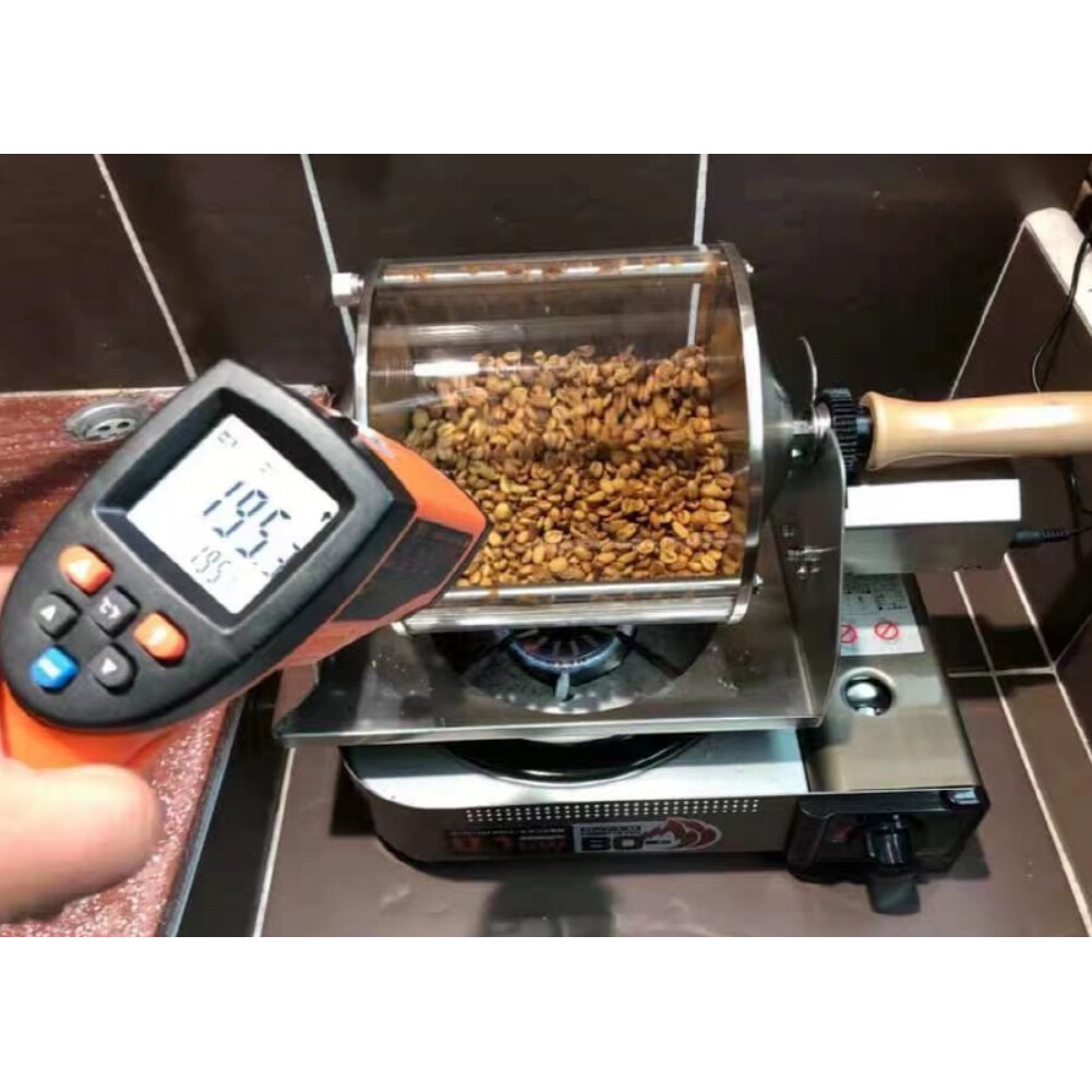 With Molly AWK Coffee Roaster Gas Burner Coffee Roasting Machine