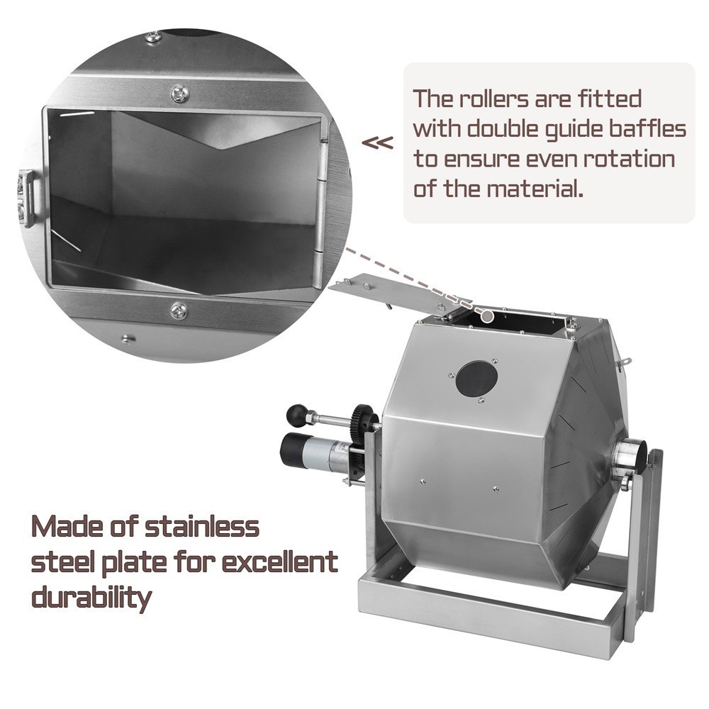 14.5L Electric Coffee Beans Roasting Baking Machine Burner Drum Type 110V/220V