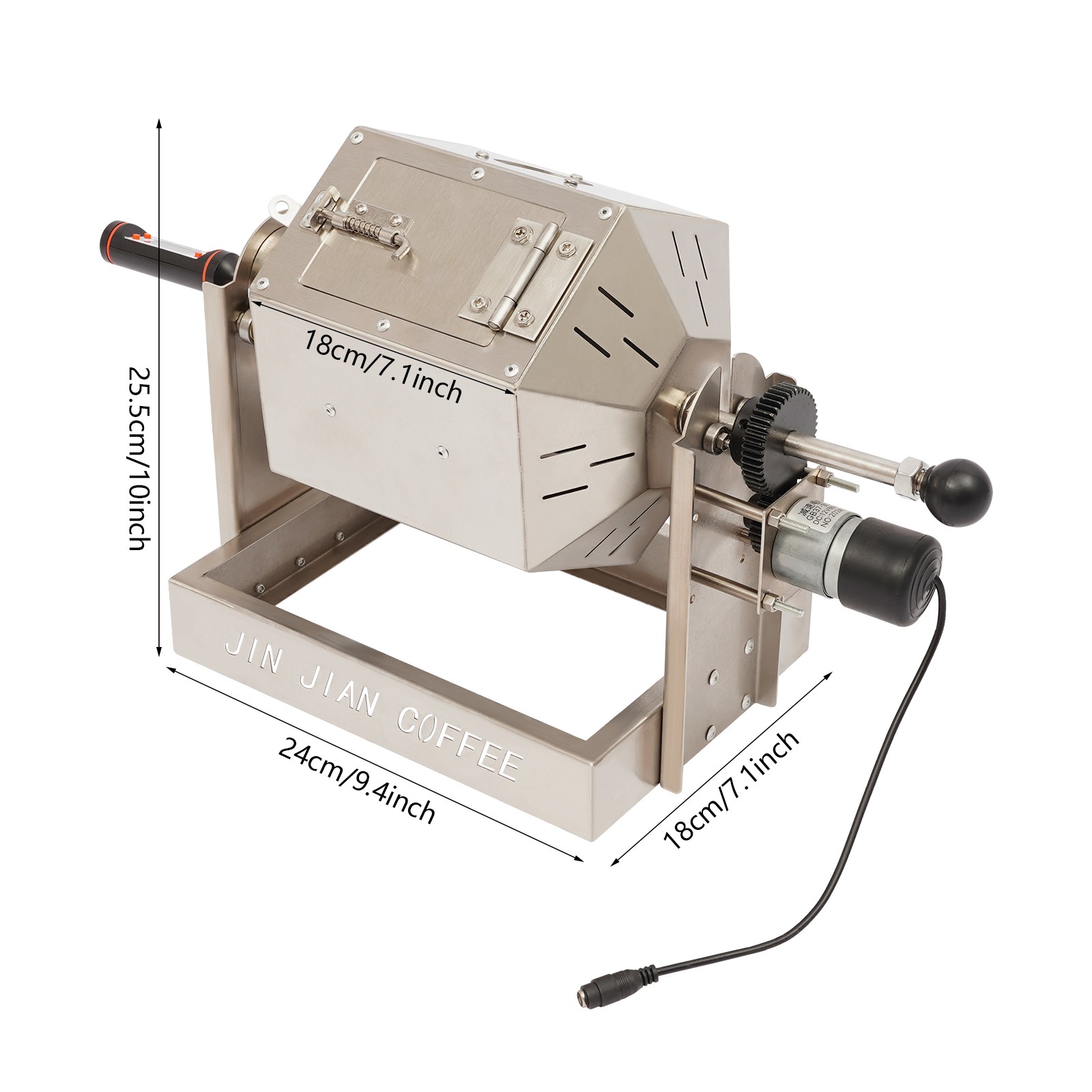 Coffee Bean Roaster Machine Drum Type, Coffee Bean Roaster + Coffee Bean Cooler