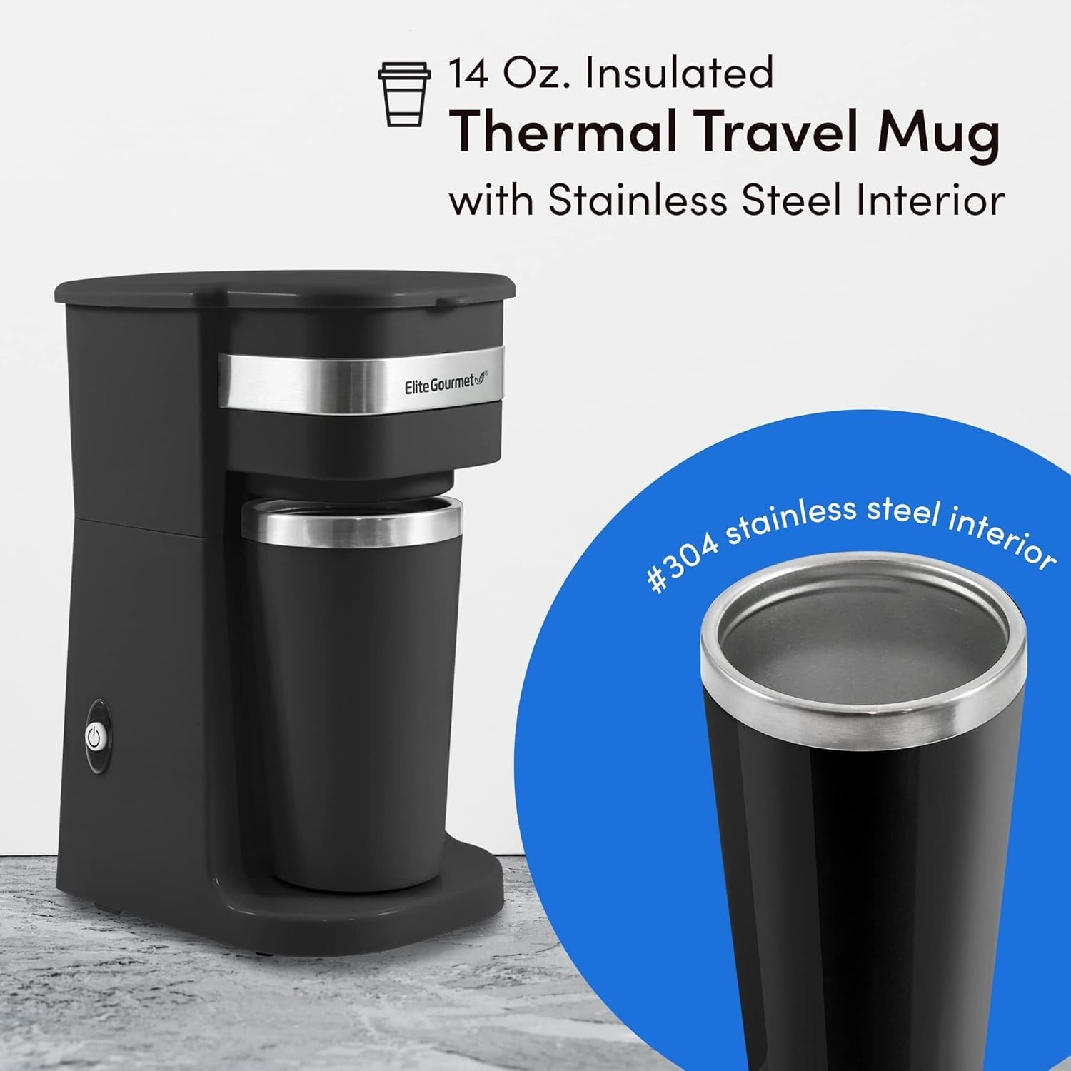 Mainstays Single Serve Dual Brew Coffee Maker K-Cup & Ground Coffee Black 202140
