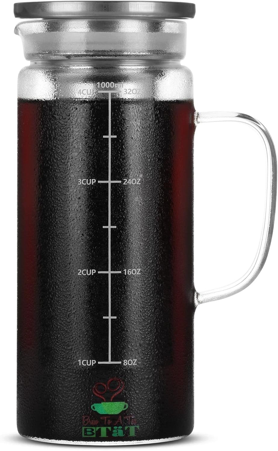 BTaT- Cold Brew Coffee Maker, Iced Coffee Maker, 1 Quart, 32 oz, Iced Tea