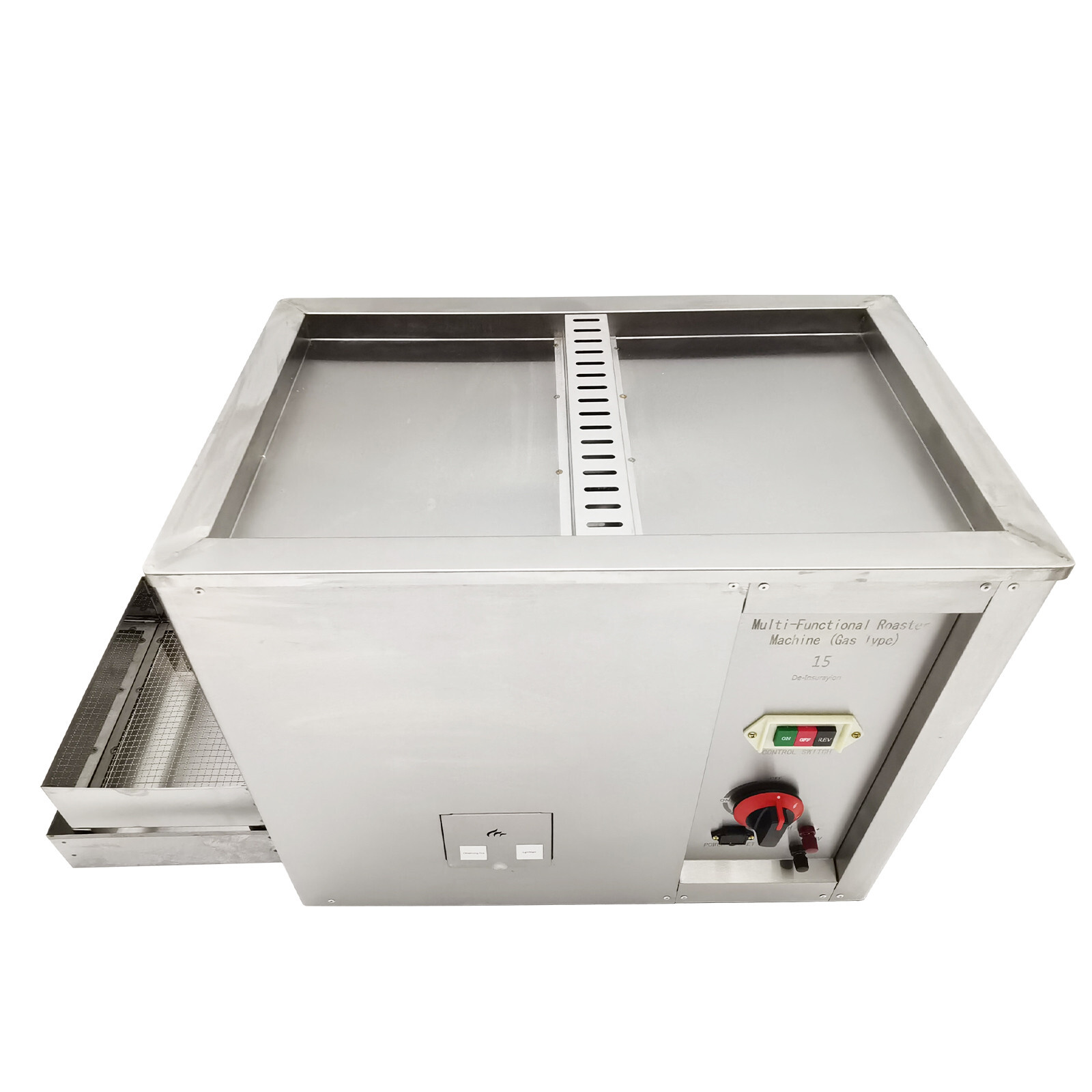 110V Full-automatic Commercial Coffee Bean Nut Roaster Drum Frying Machine