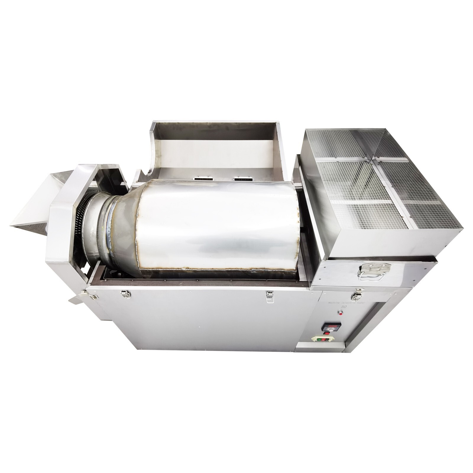 Commercial Automatic Drum Roaster Electric for Nut Coffee Bean Roasting 220V 3PH