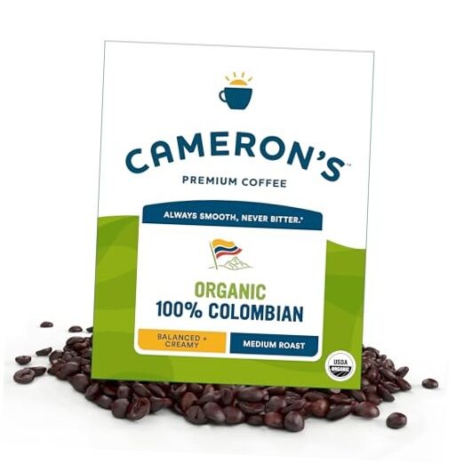 Roasted Whole Bean Coffee, 4 Pound 64 Ounce (Pack of 1) Organic 100% Colombian