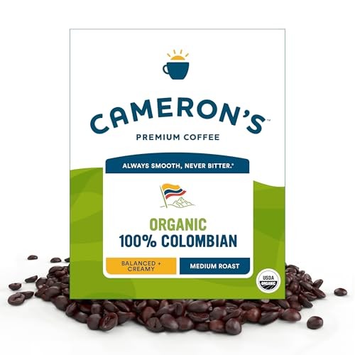 Roasted Whole Bean Coffee, 4 Pound 64 Ounce (Pack of 1) Organic 100% Colombian
